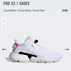 Adidas POD-S3.1 Shoes Women’s Size 6 NWT